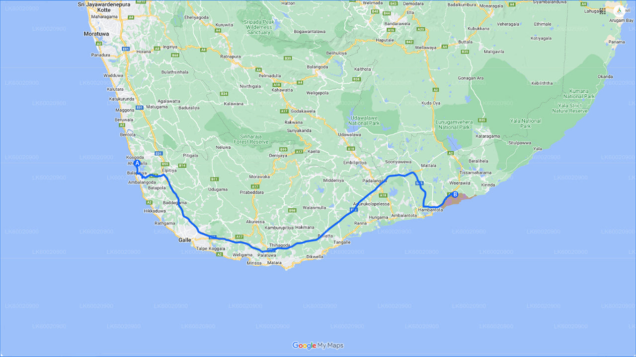 阿洪加拉出发的本达拉国家公园野生动物园