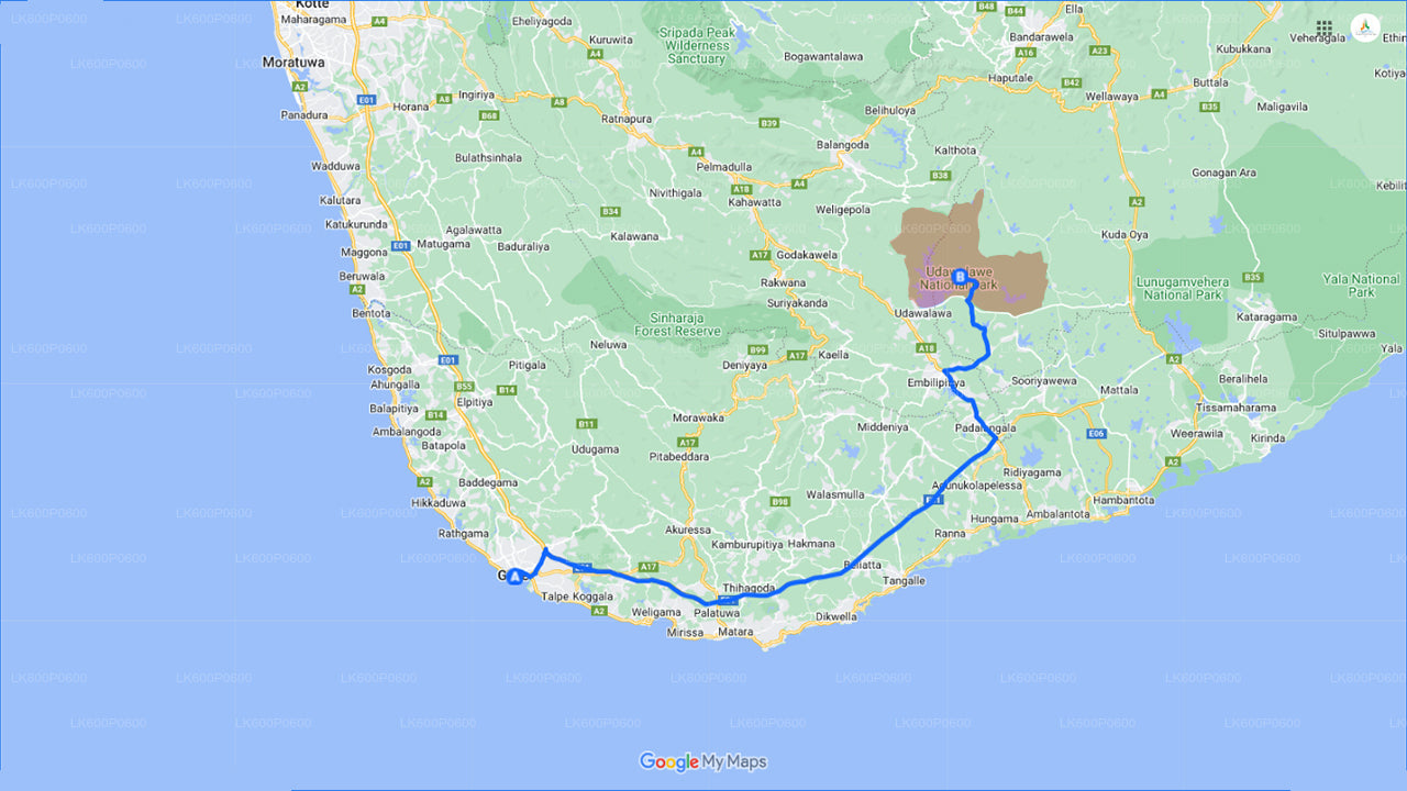 加勒出发的乌达瓦拉维国家公园野生动物园
