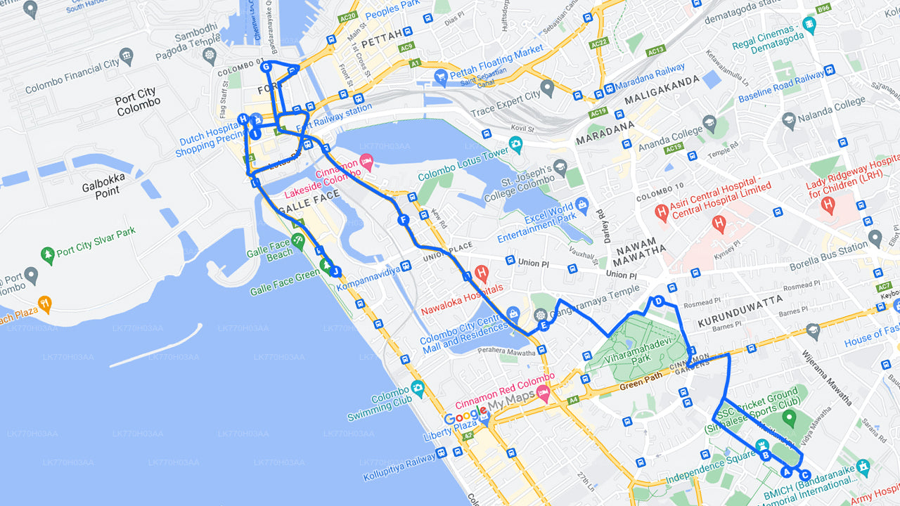 骑自行车游览科伦坡市区亮点