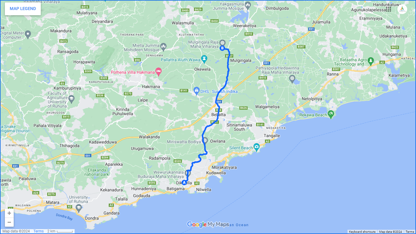 从坦加勒出发的穆尔基里加拉自行车之旅