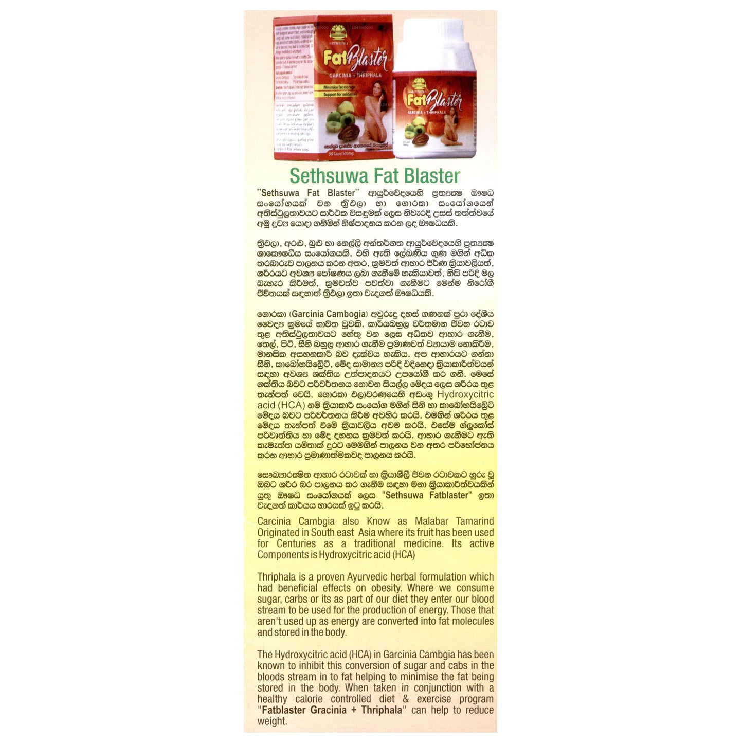 Sethsuwa Fat Blaster 胶囊(90 粒)