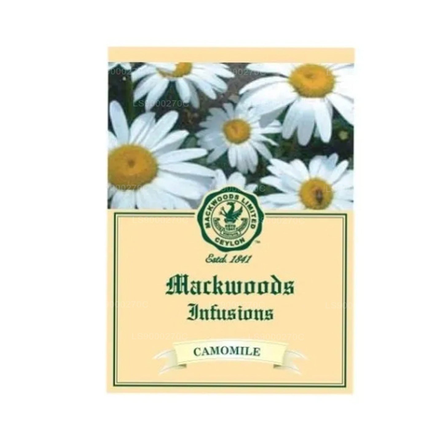 Mackwoods Chamomile Herbal Infusion In 25 Enveloped Bags (50g)