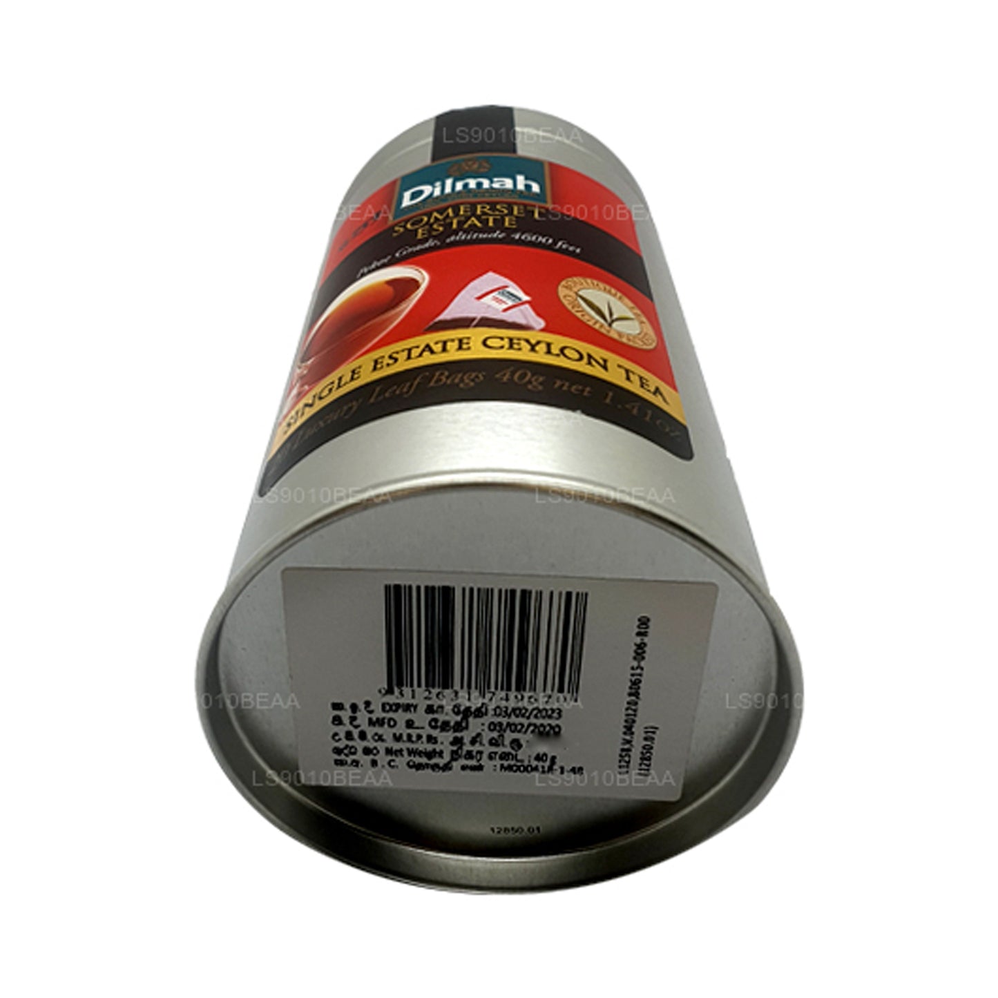 Dilmah Somerset 单一庄园茶罐 (40g)