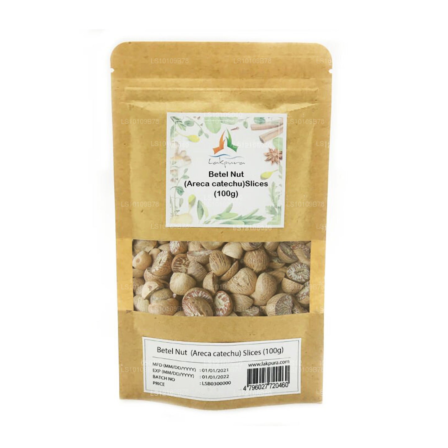 Lakpura Betel Nut（Areca catechu）片