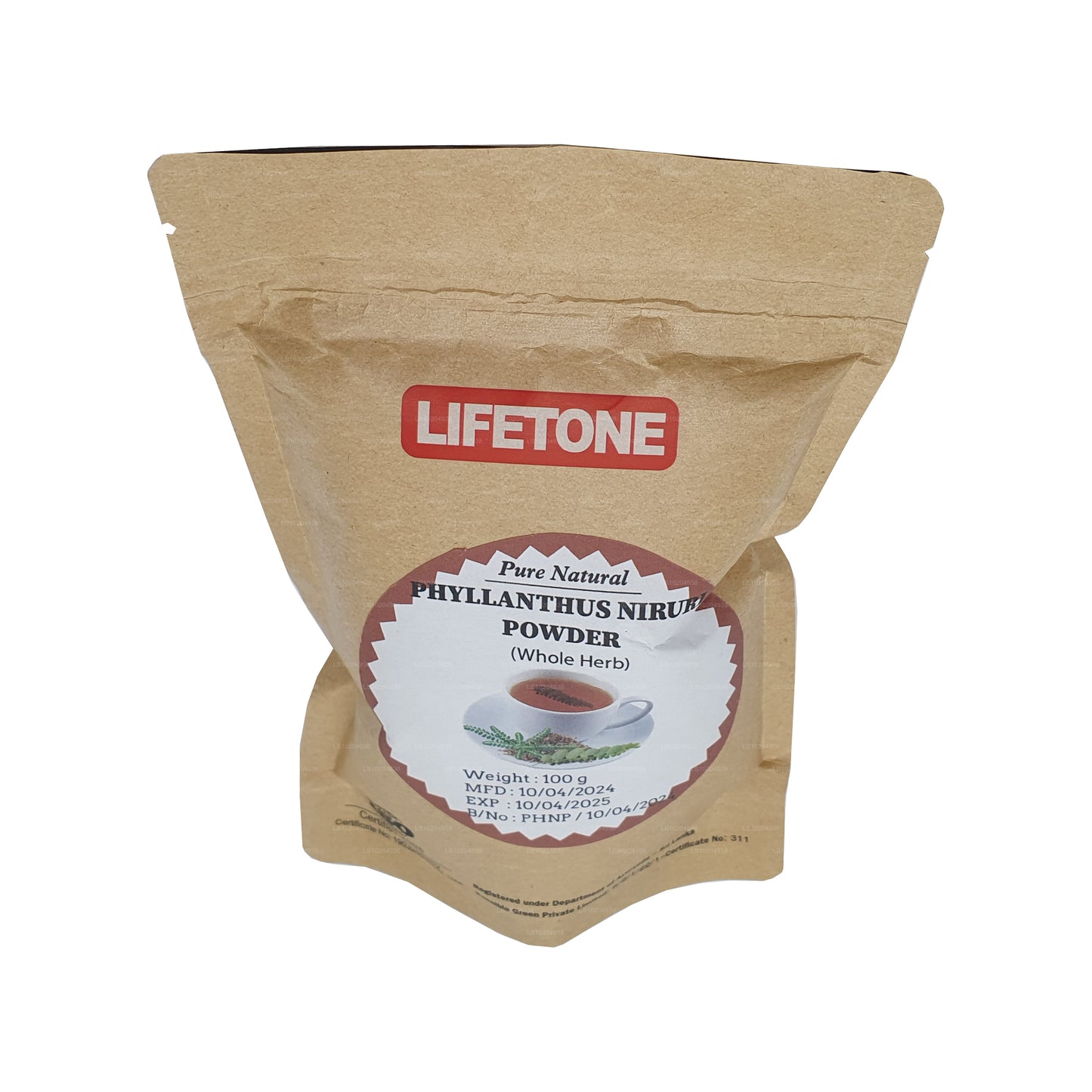 Lifetone Phylanthus Niruri 粉末 (100 g)