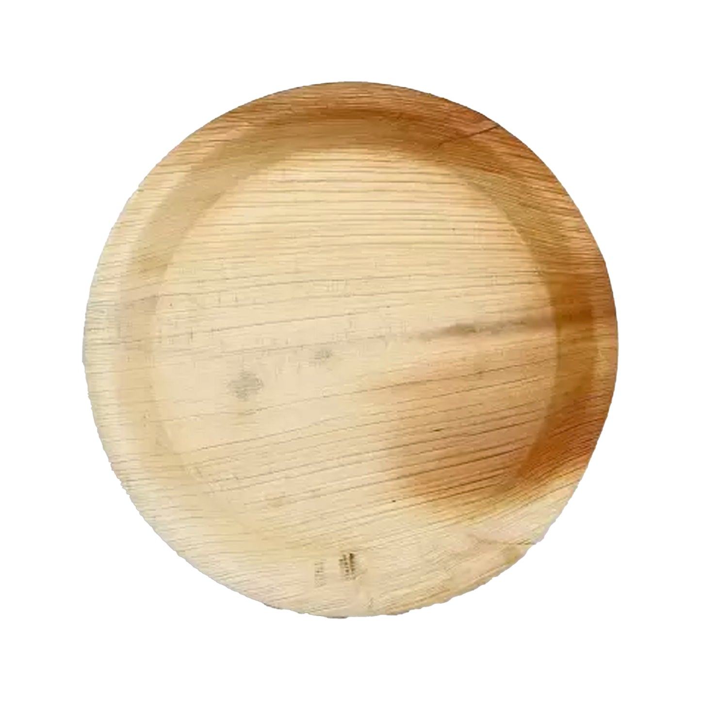 手工制作的槟榔叶圆形食物盘