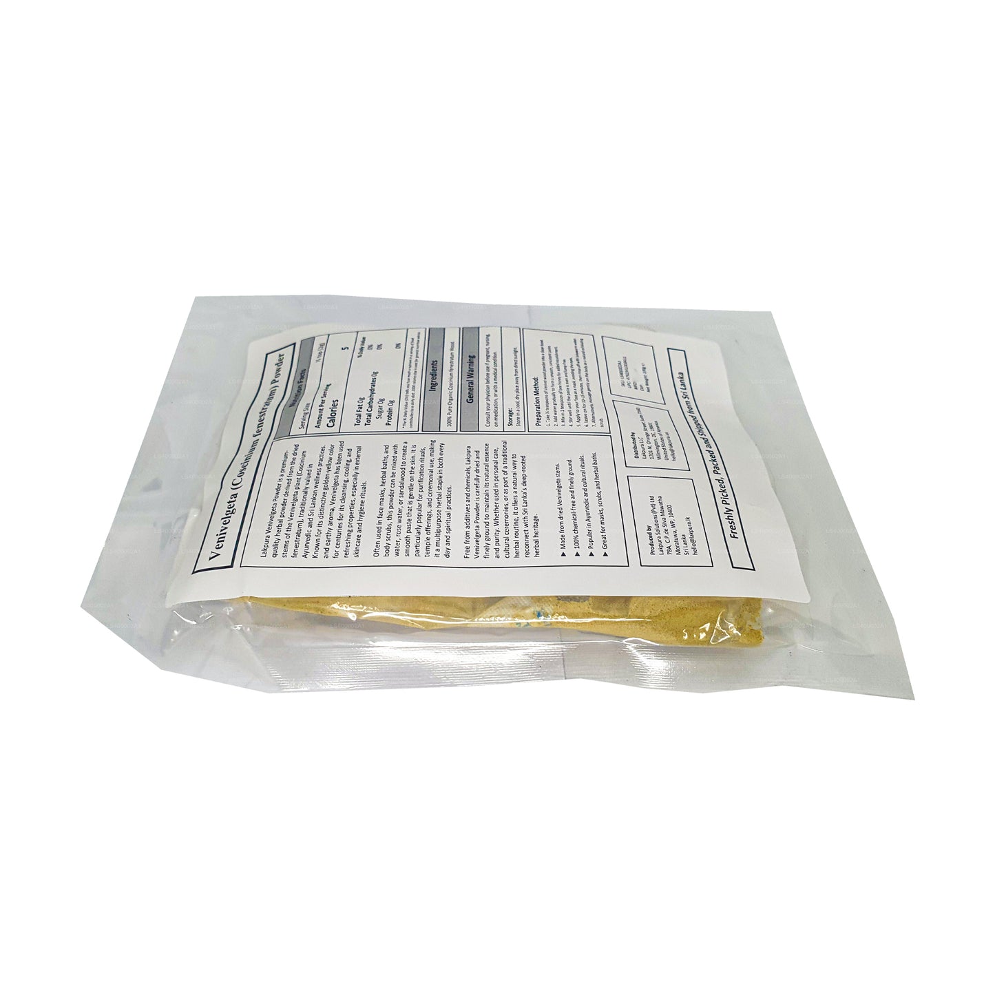 Lakpura Venivelgeta 粉末