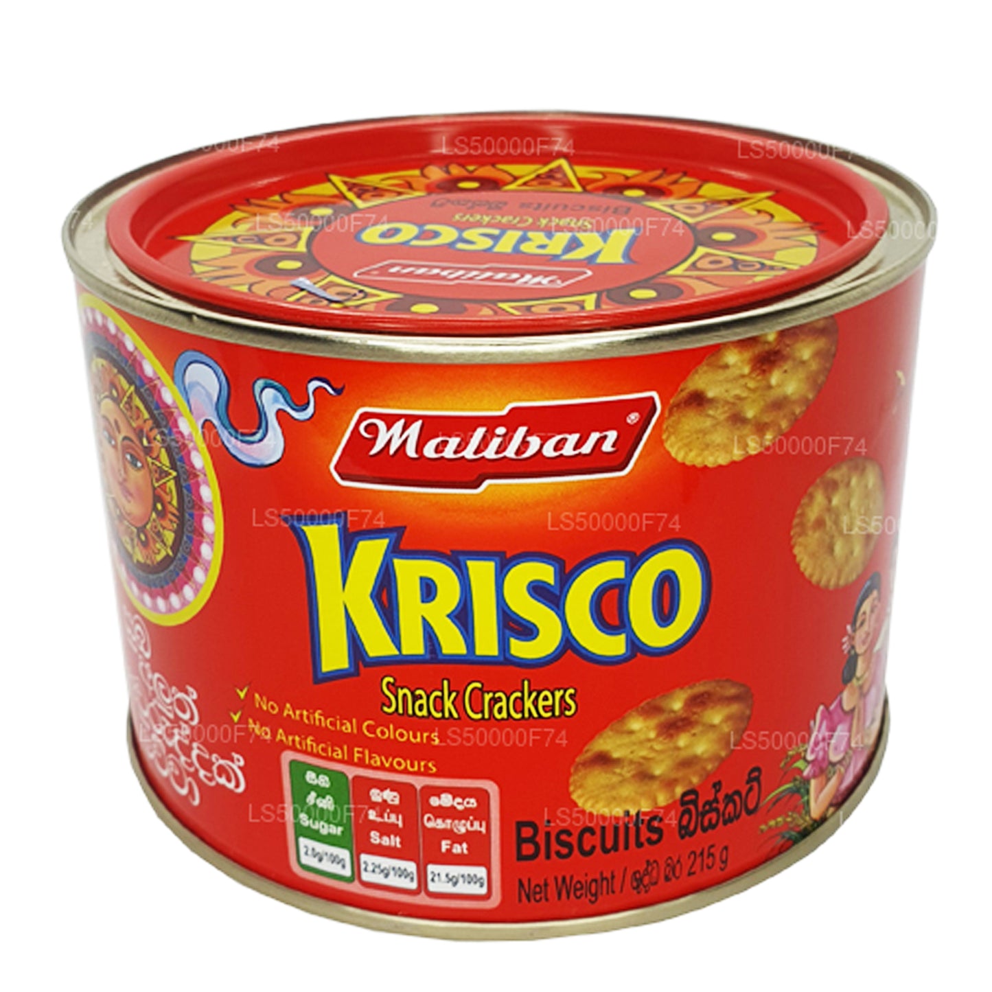 Maliban Krisco 零食饼干饼干 (215g)