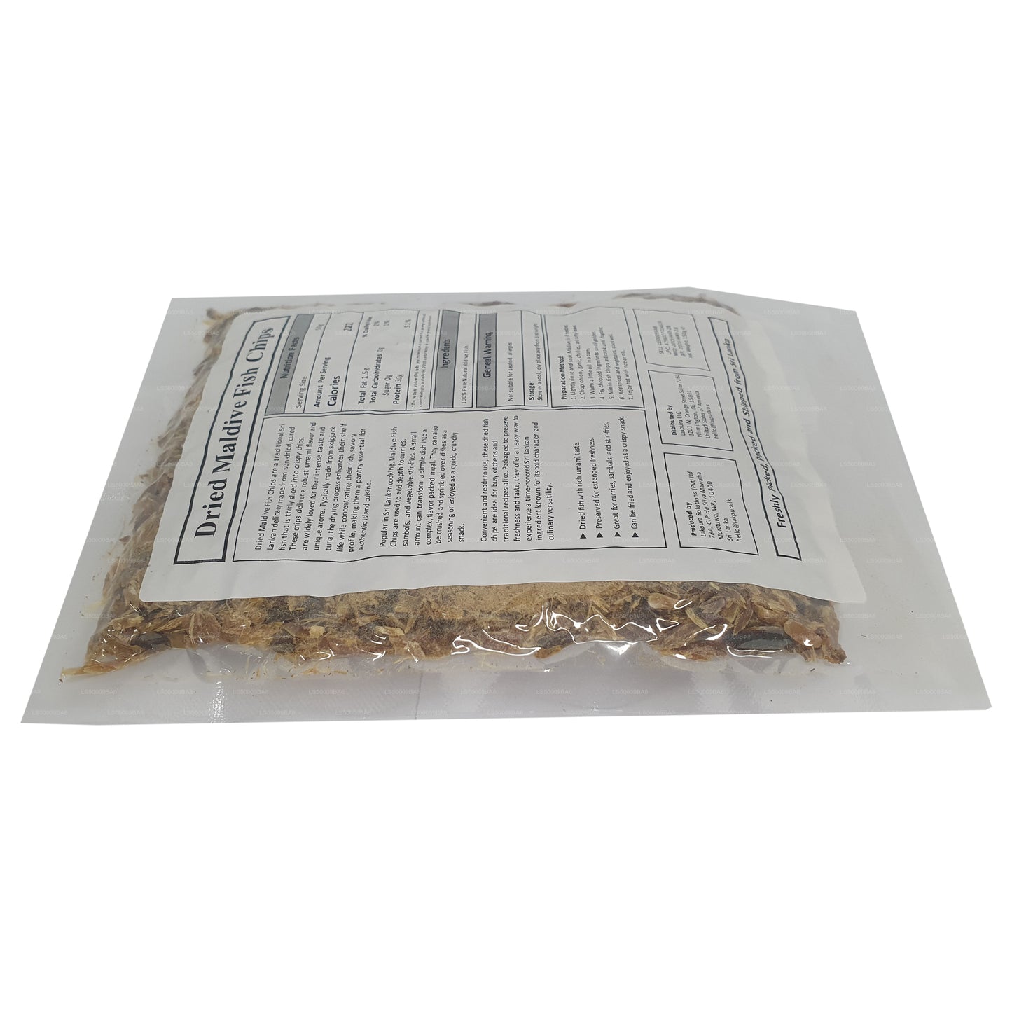 Lakpura 马尔代夫炸鱼片 (150g) Pack