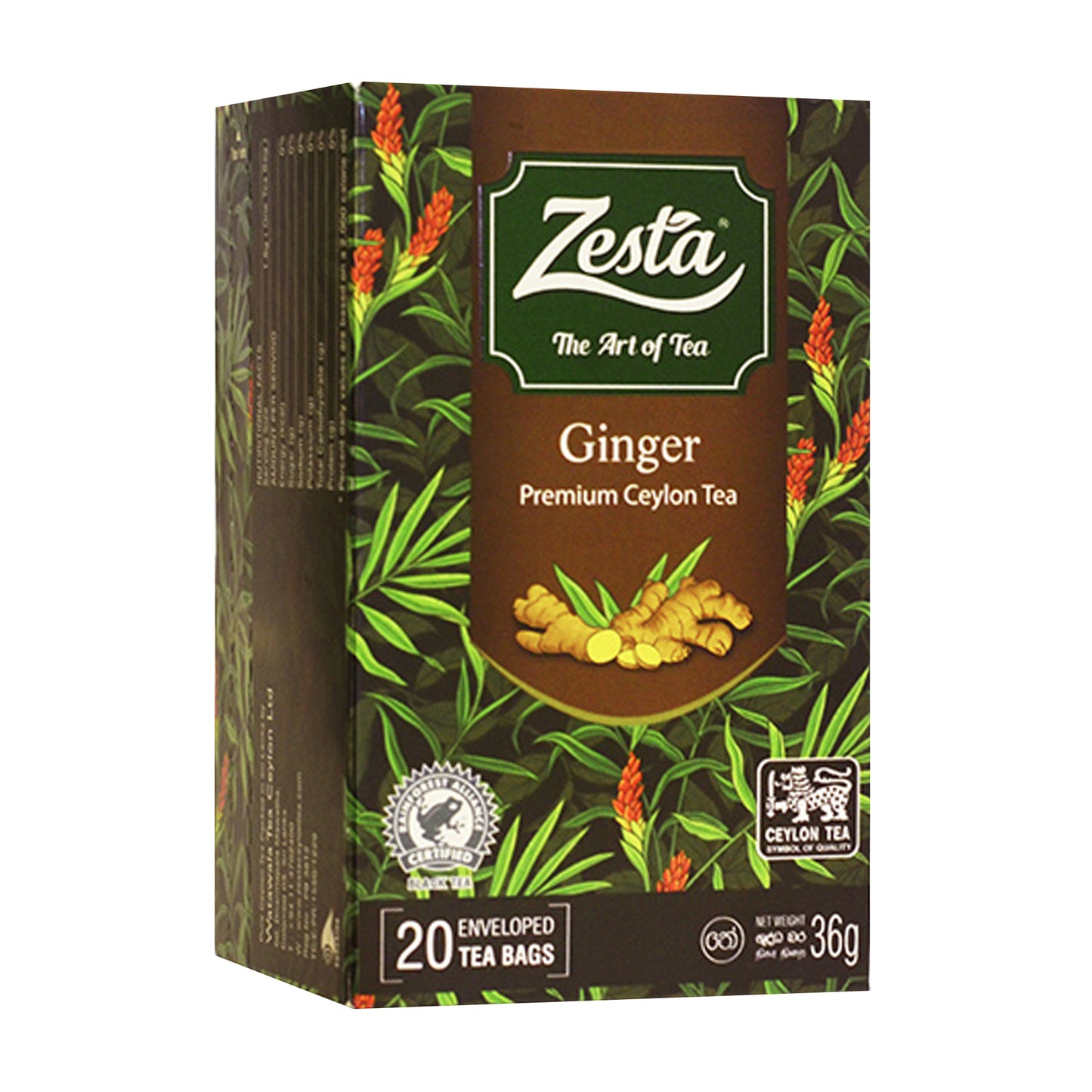 Zesta 生姜优质锡兰茶 (36g) 20 个茶包