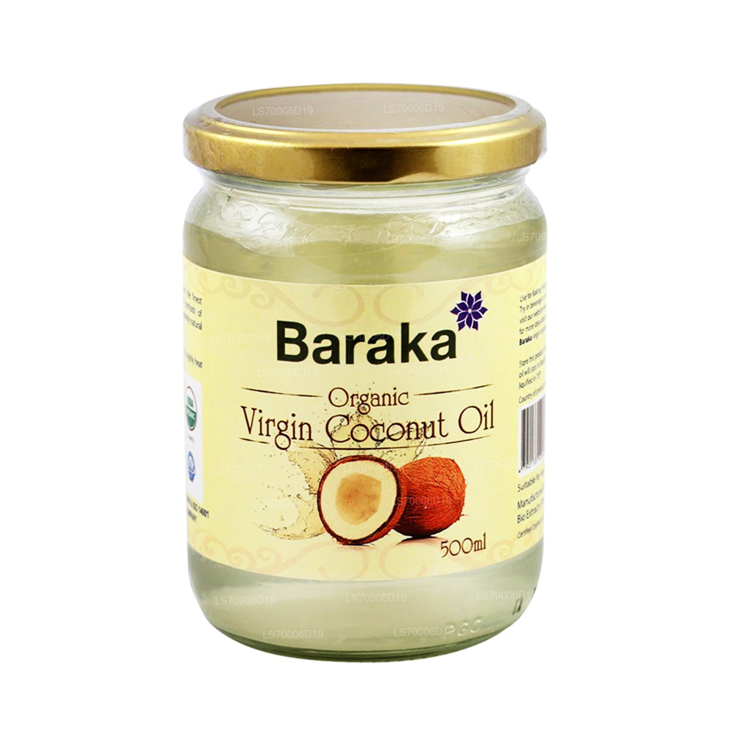 Baraka Virgin Coconut Oil (Glass)