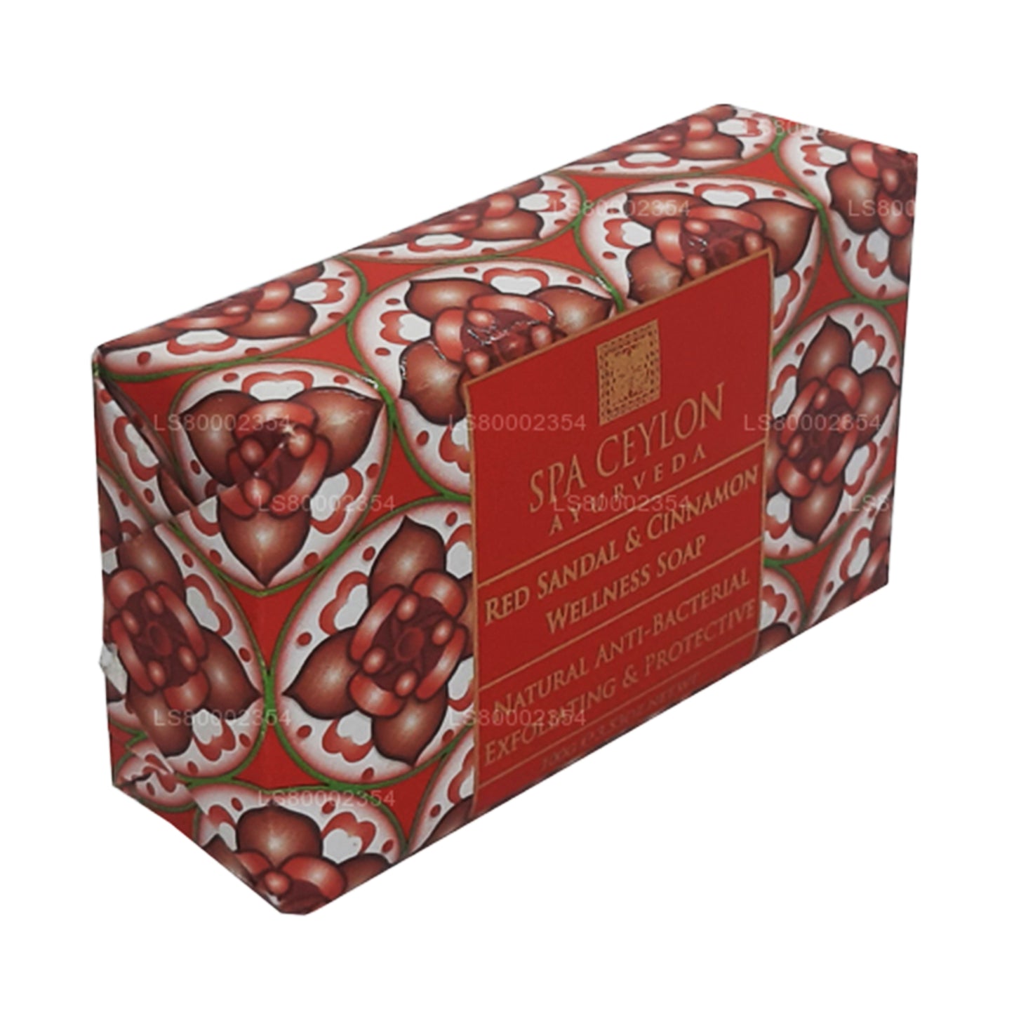 Spa Ceylon Red Sandal and Cinnamon 抗菌去角质健康香皂 (100 克)
