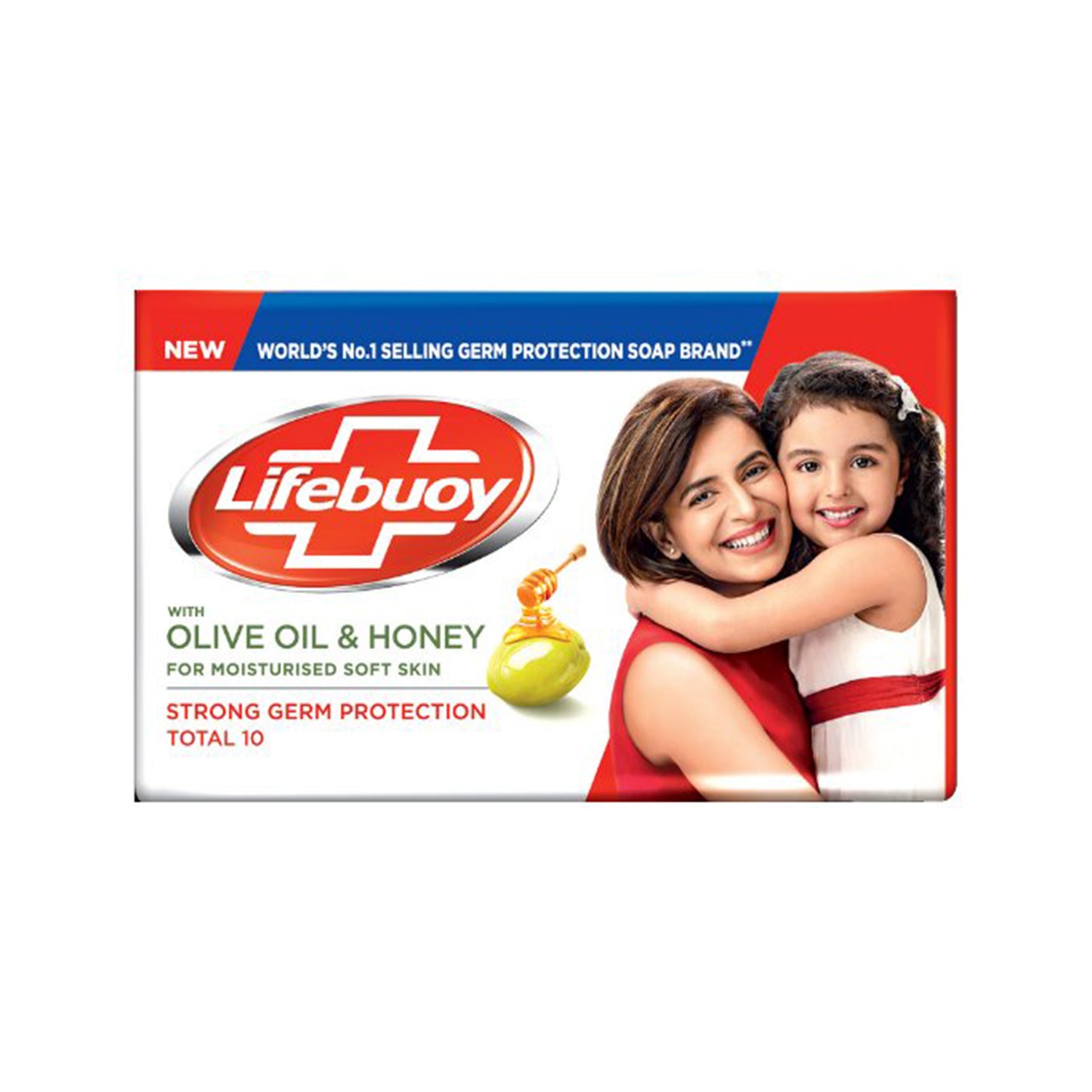 Lifebuoy Total 10 含橄榄油和蜂蜜香皂 (100 克)