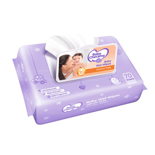 Baby Cheramy Baby Wet Wipes (70 Sheets)