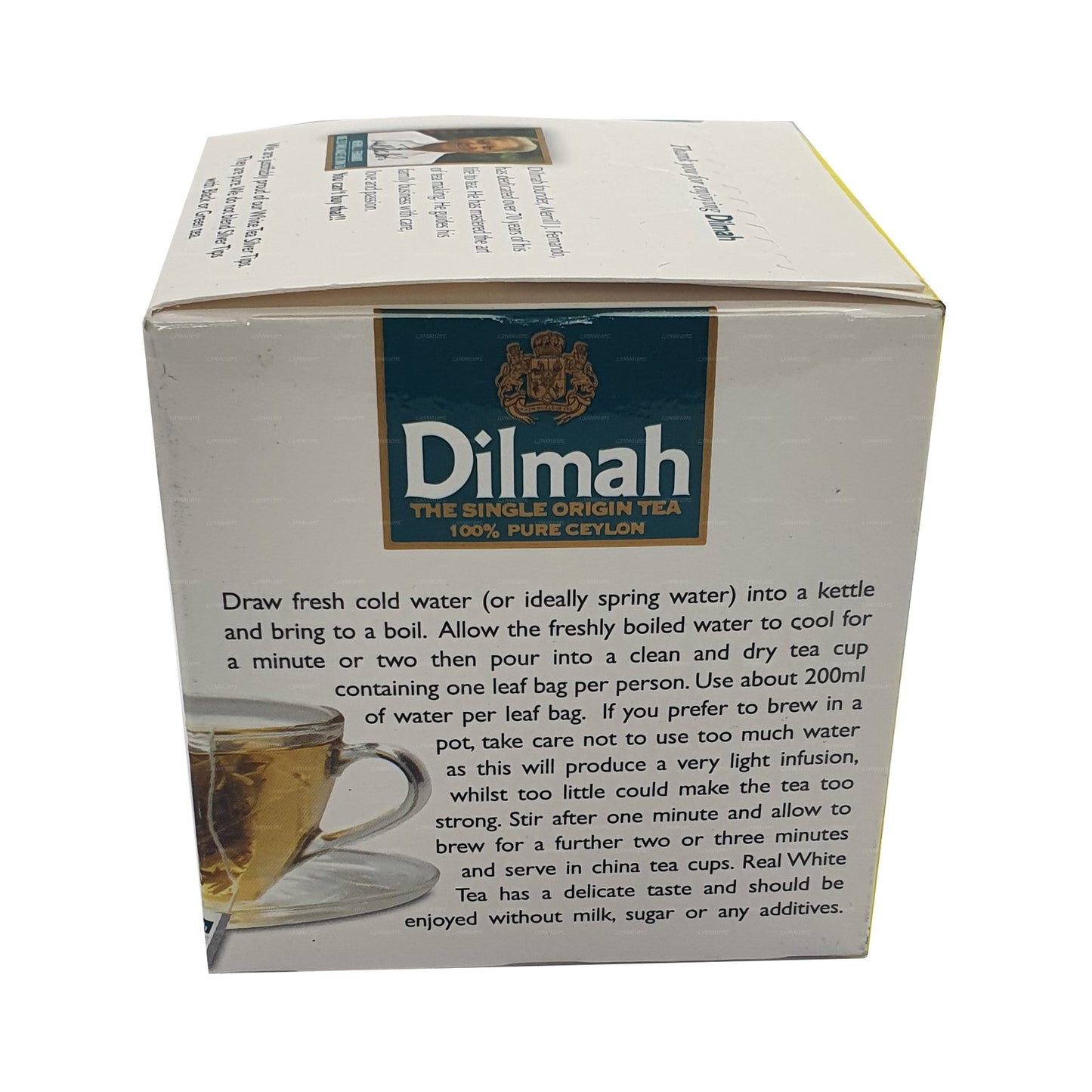 Dilmah Real White Tea 锡兰 Silver Tips (20g) 10 个茶包