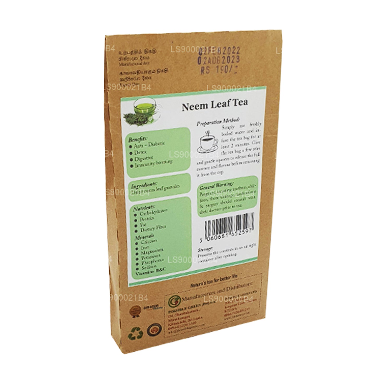 Lifetone Neem Leaf Tea (30g)