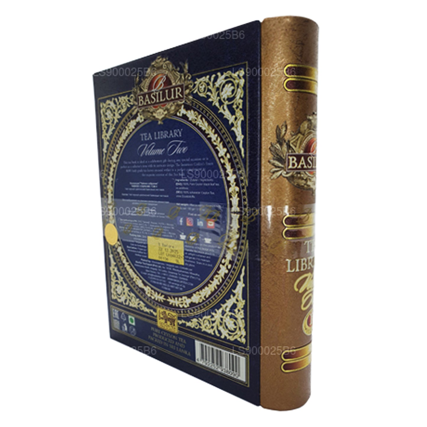 Basilur Tea Book “Tea Library 第二卷” (100g) Caddy