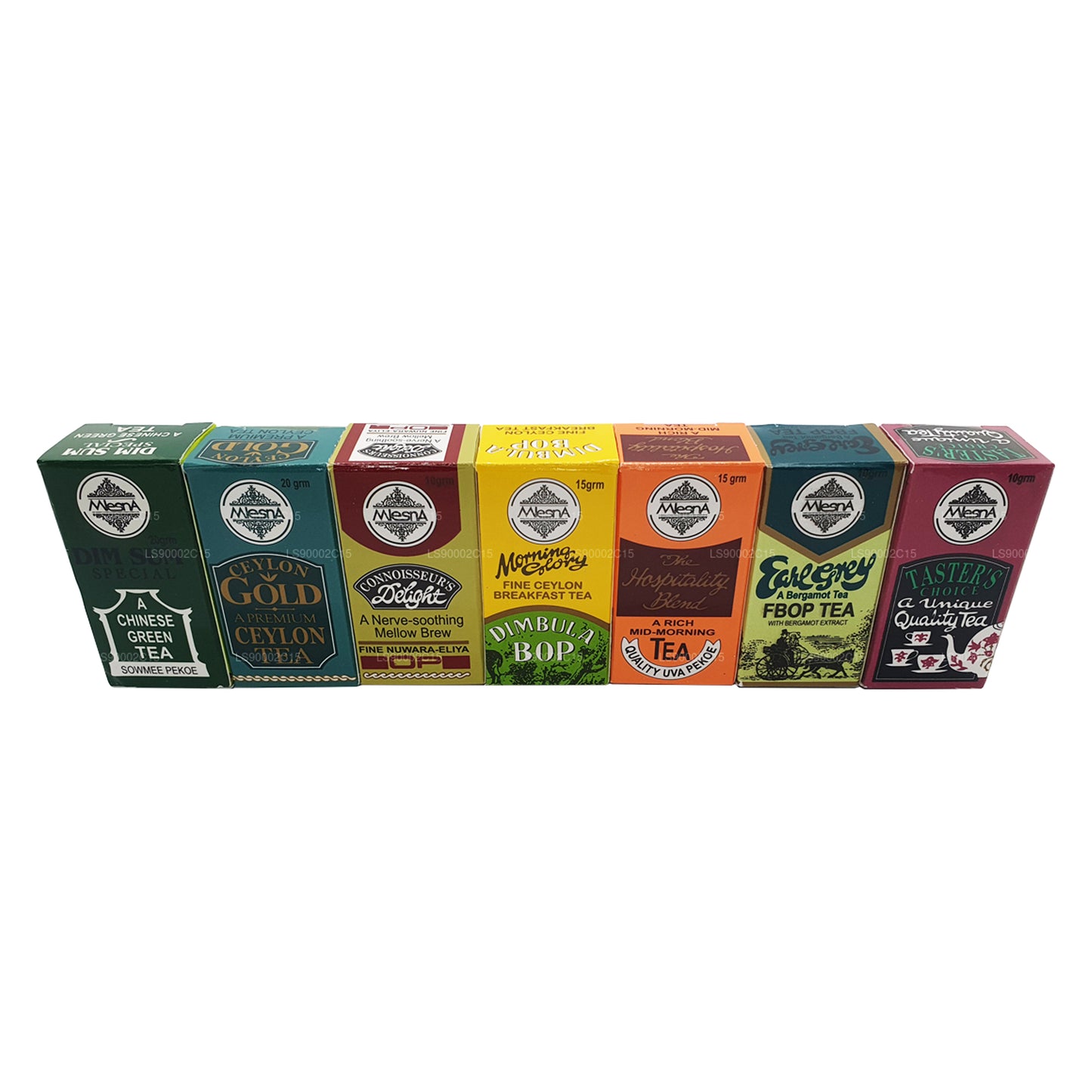 Mlesna 7 各种茶叶纸盒 (100 克)