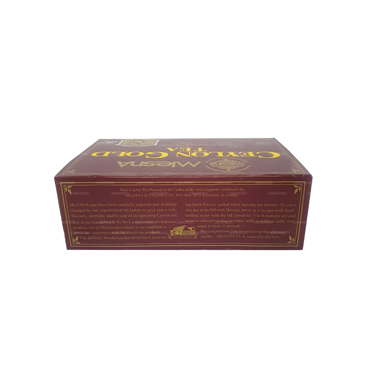 mlesna Tea Ceylon Gold 100 茶包 (200 g) String and Tag