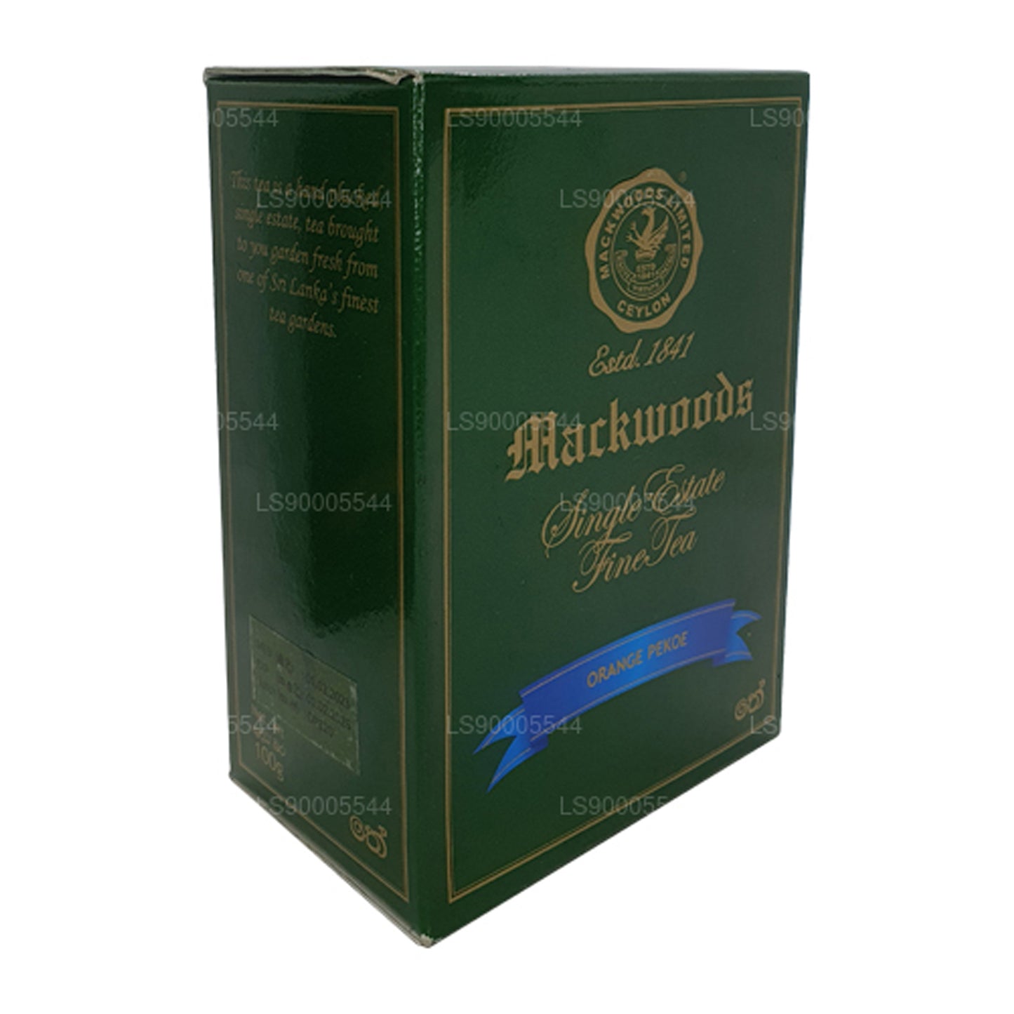 Mackwoods Single Estate，Loose Leaf，Op（Op）装在纸箱里（100 克）