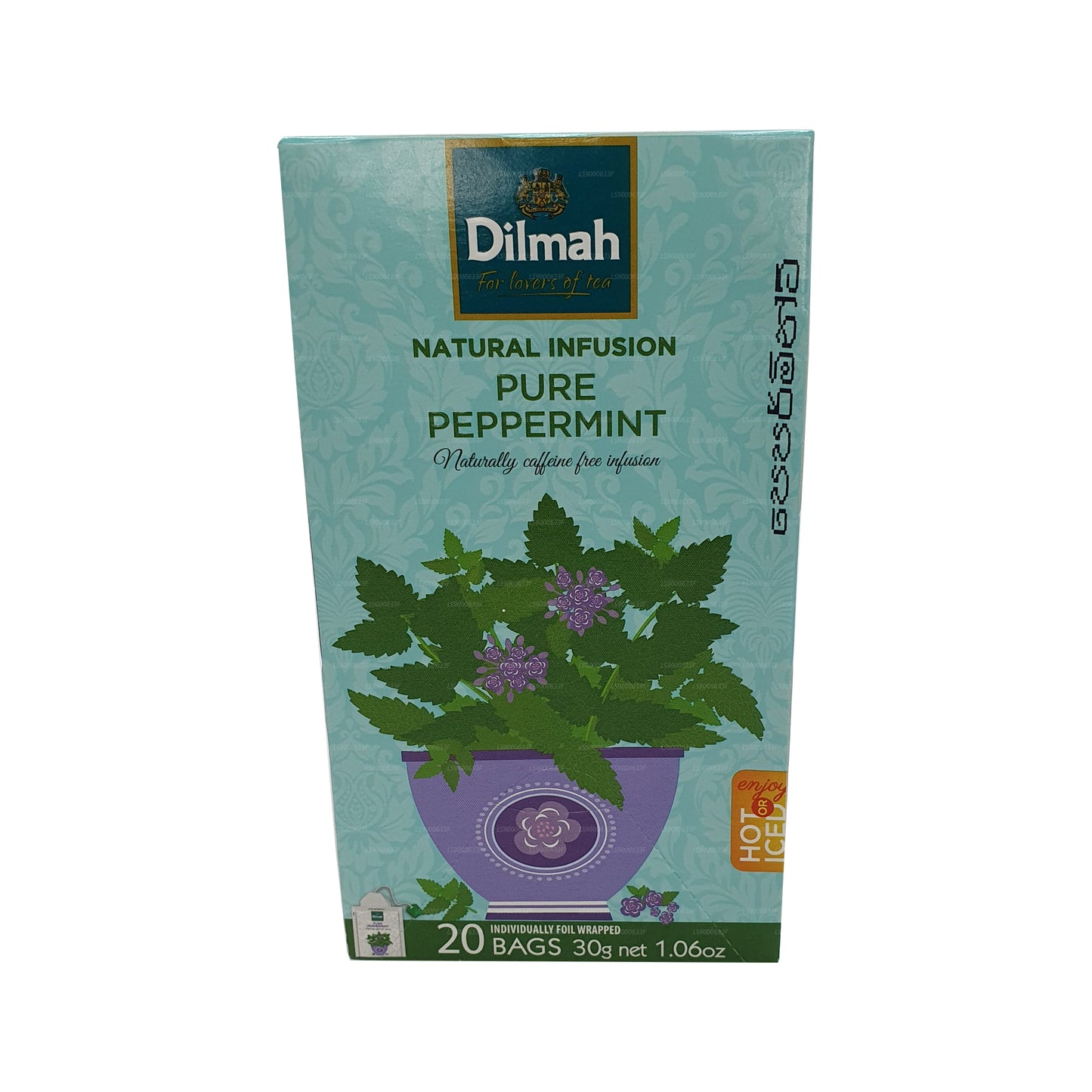 Dilmah 天然输液纯薄荷 (30g) 20 茶包