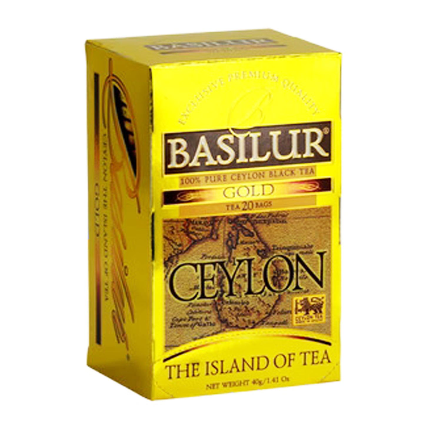 Basilur Island of Tea Ceylon Gold Tea (40g)  20 Tea Bags