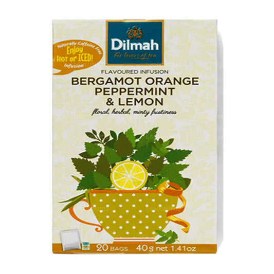 Dilmah Bergamot Orange Peppermint & Lemon 天然冲剂（20 茶包）