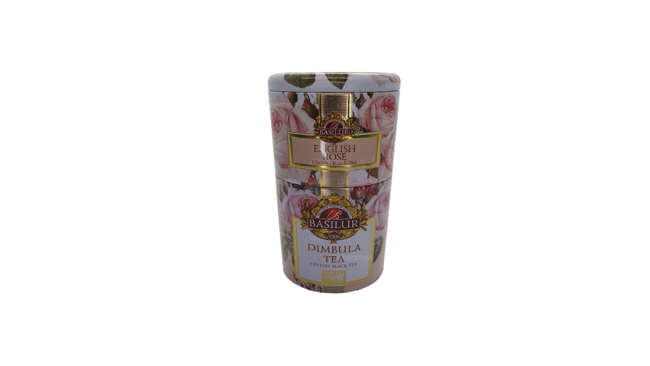 Basilur Fruits and Flowers “英国玫瑰” Dimbula (100g) caddy