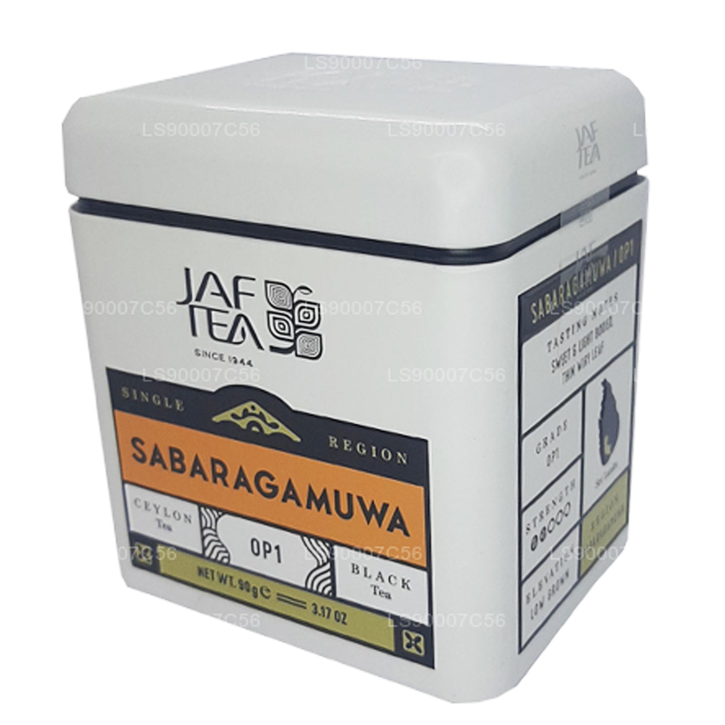 Jaf Tea Single Region Collection Sabaragamuwa OP1 (90g) Tin