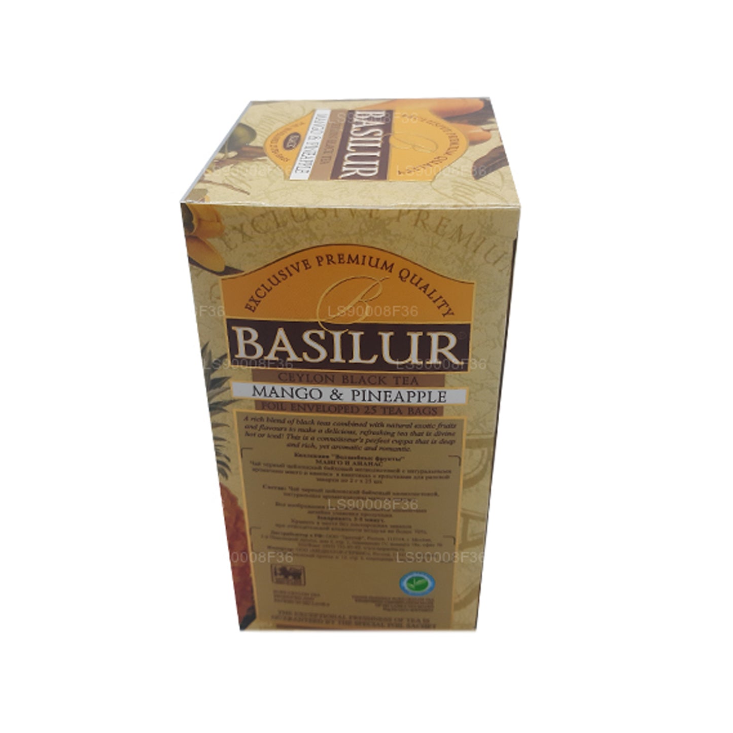 Basilur Magic Fruits 芒果和菠萝 (50g) 25 个茶包