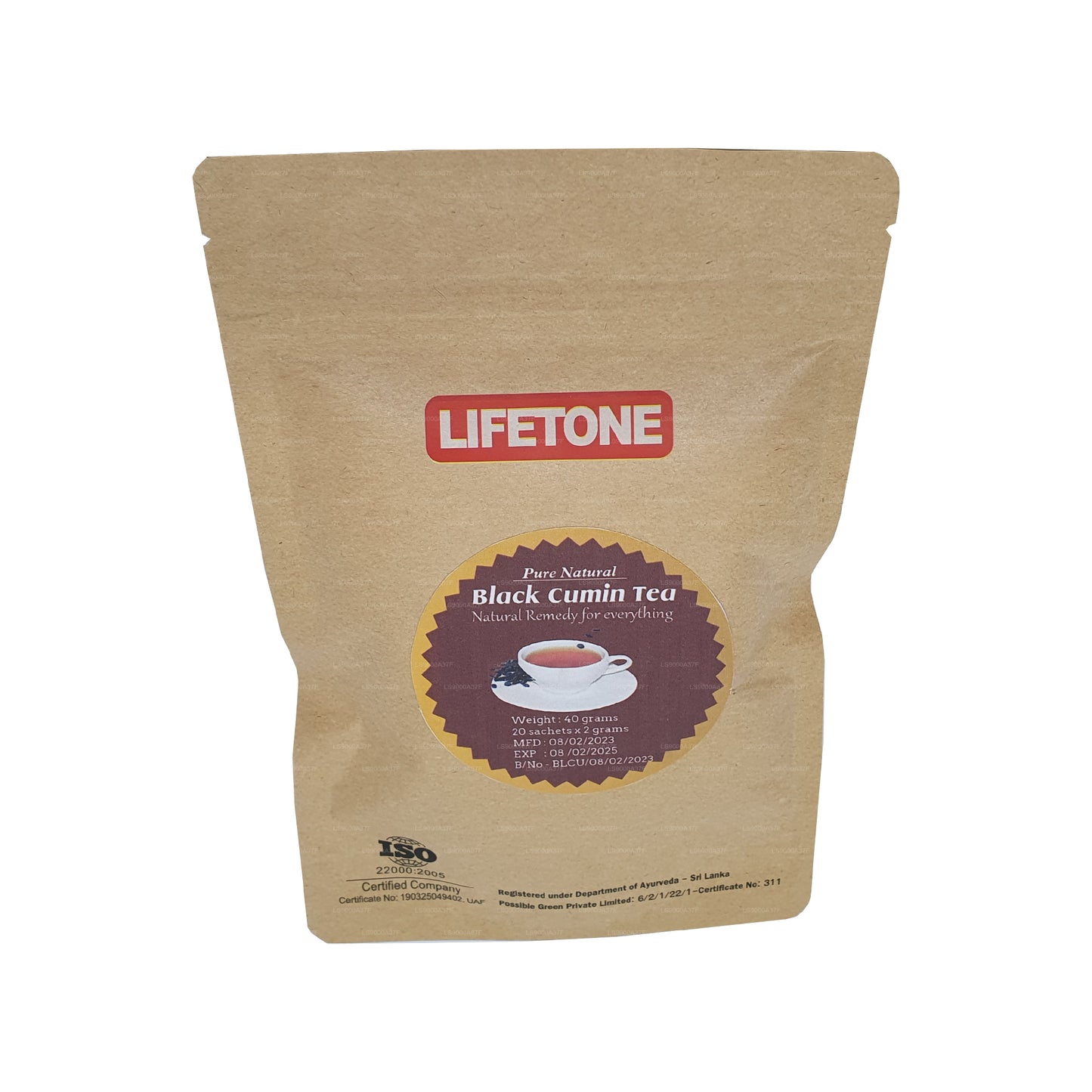 Lifetone 黑孜然茶 (40 克)