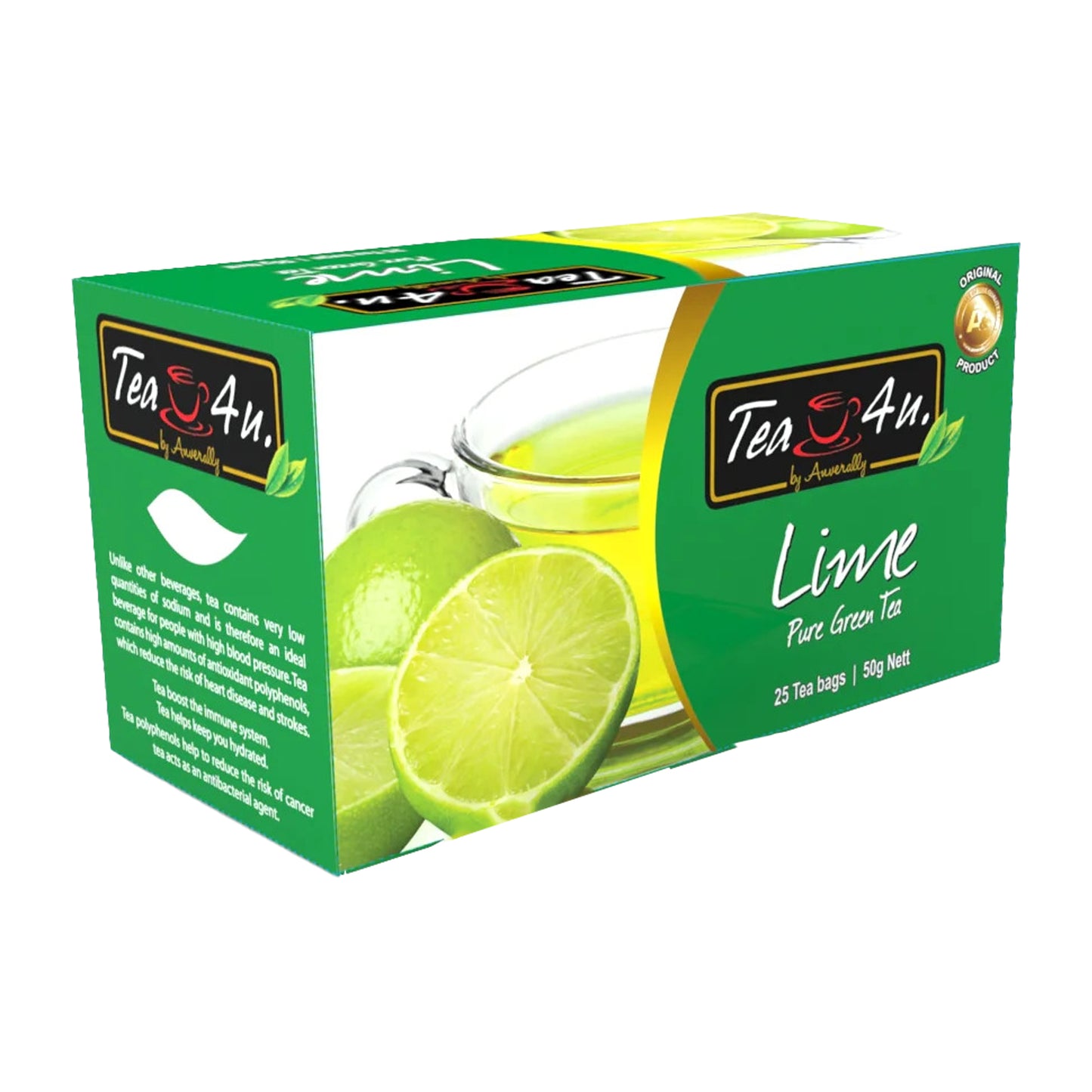 Tea4U 青柠绿茶 (50g) 25 茶包