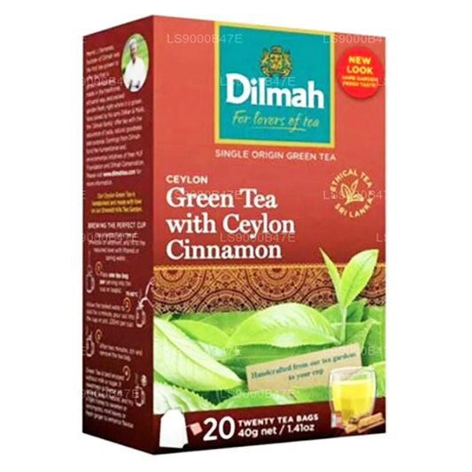 Dilmah 锡兰绿茶含锡兰肉桂 (40g) 20 个茶包