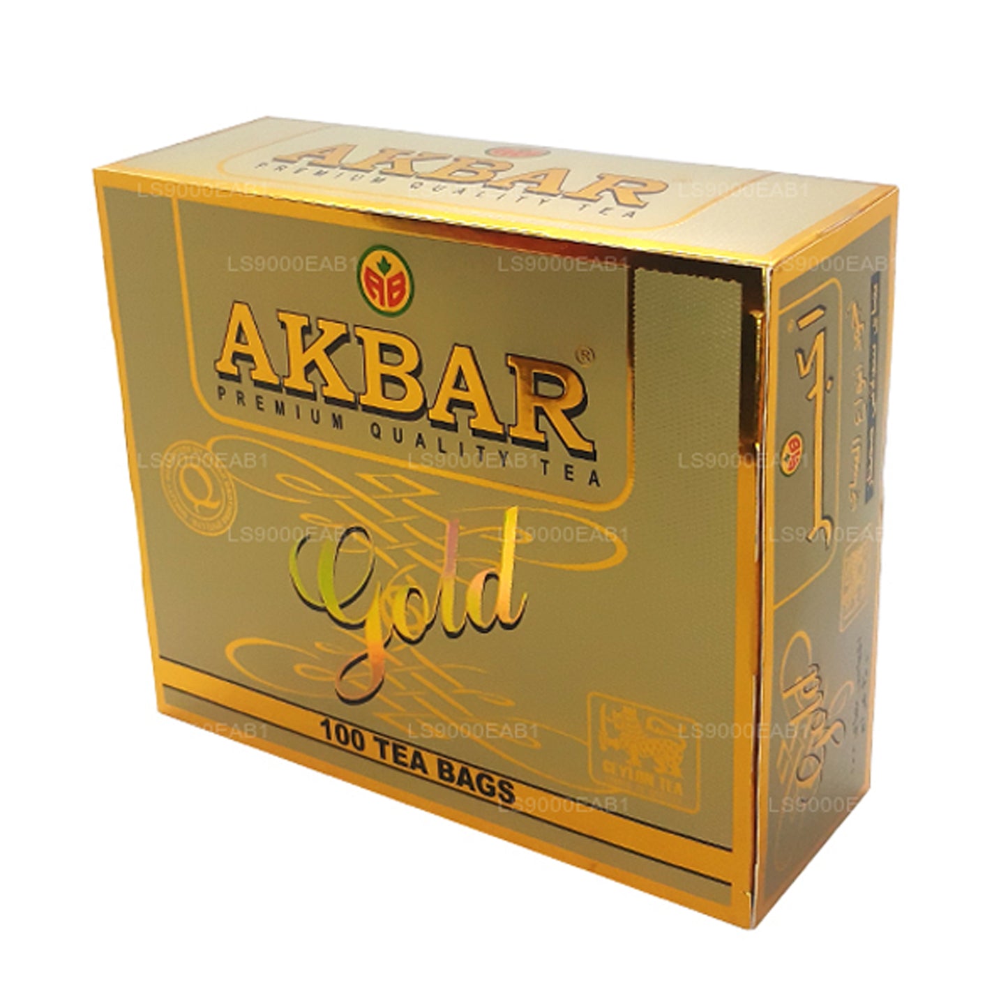 Akbar Gold Premium 100% 纯锡兰茶 (200 克) 100 个茶包