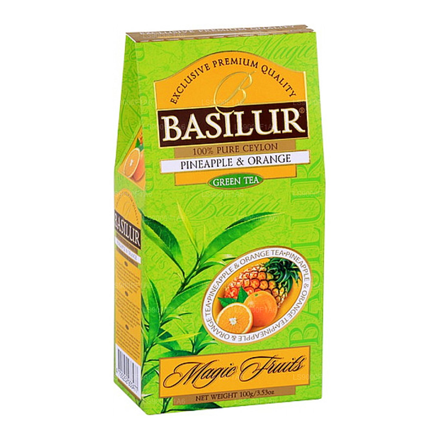 Basilur Magic Green 菠萝和橙子 (100g)