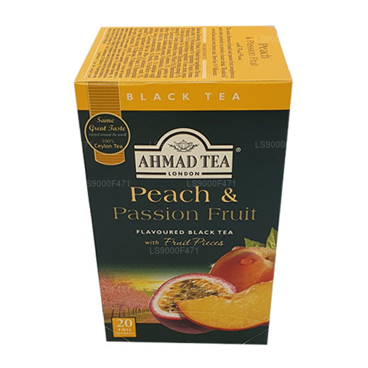 Ahmad Tea Peach and Passion 20 铝箔茶包 (40 克)