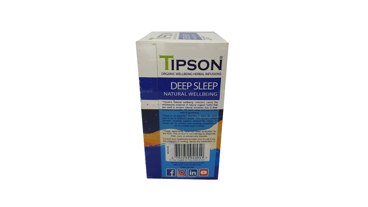 Tipson Organic Deep Sleep Natural Wellinge 20