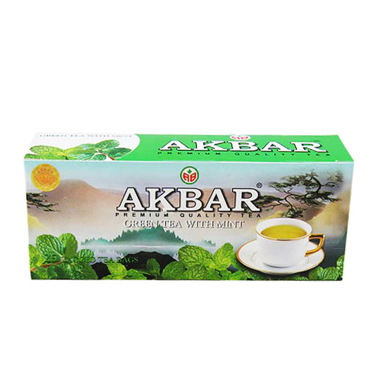 Akbar 薄荷绿茶 (200 g) 100 个茶包