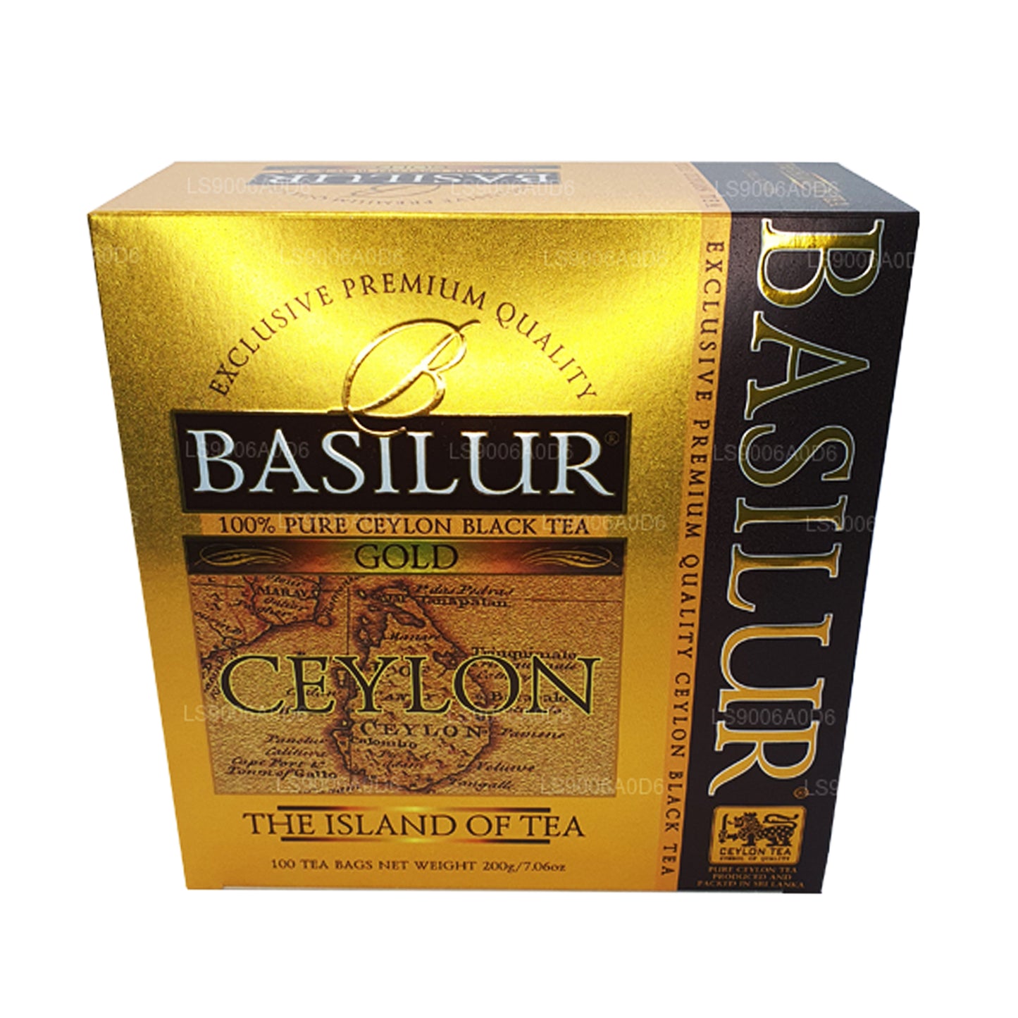 Basilur Island of Gold 独家优质锡兰红茶 (200 克) 100 个茶包