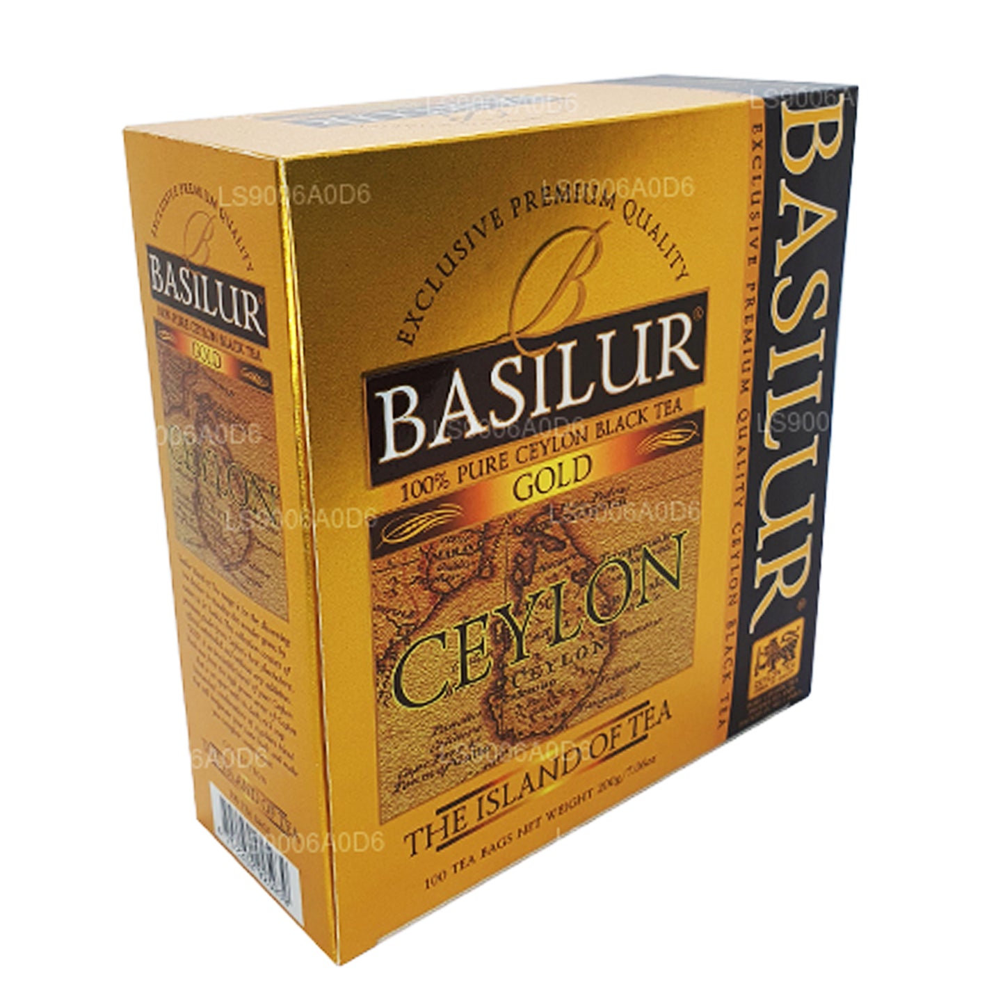 Basilur Island of Gold 独家优质锡兰红茶 (200 克) 100 个茶包