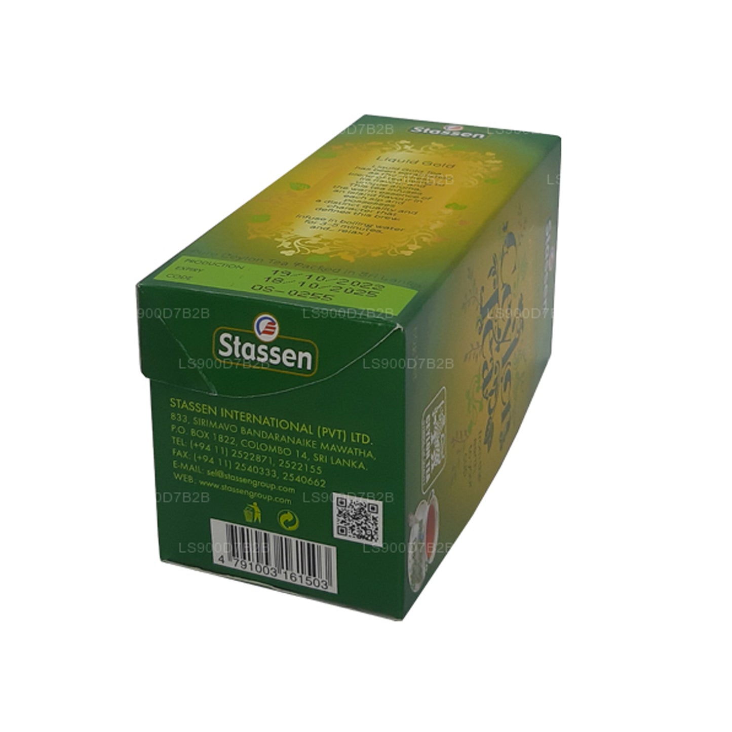 Stassen 液态金茶 (50g) 25 个茶包