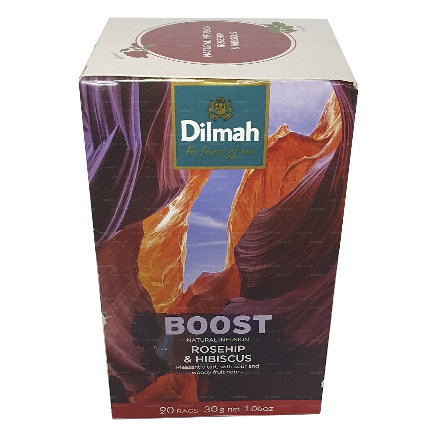 Dilmah 玫瑰果和芙蓉味红茶 (30 克)