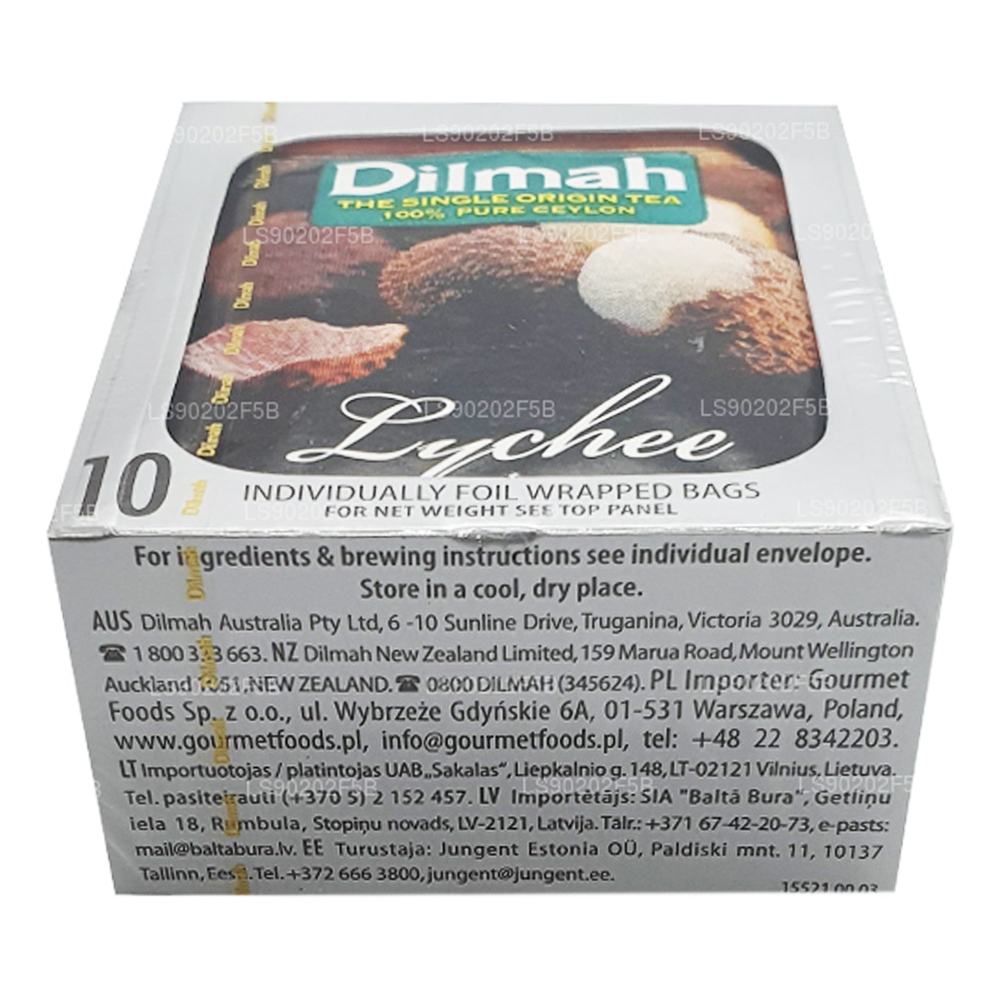 Dilmah 荔枝味锡兰红茶 (20g) 10 个茶包