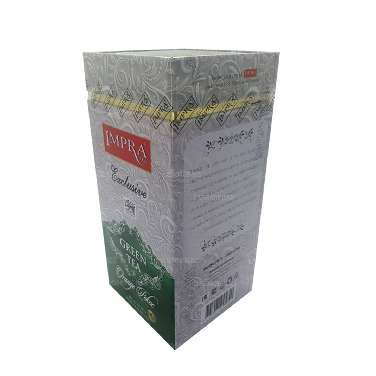 Impra 独家 Big Leaf 绿茶，Orange Pekoe (200 g) Caddy