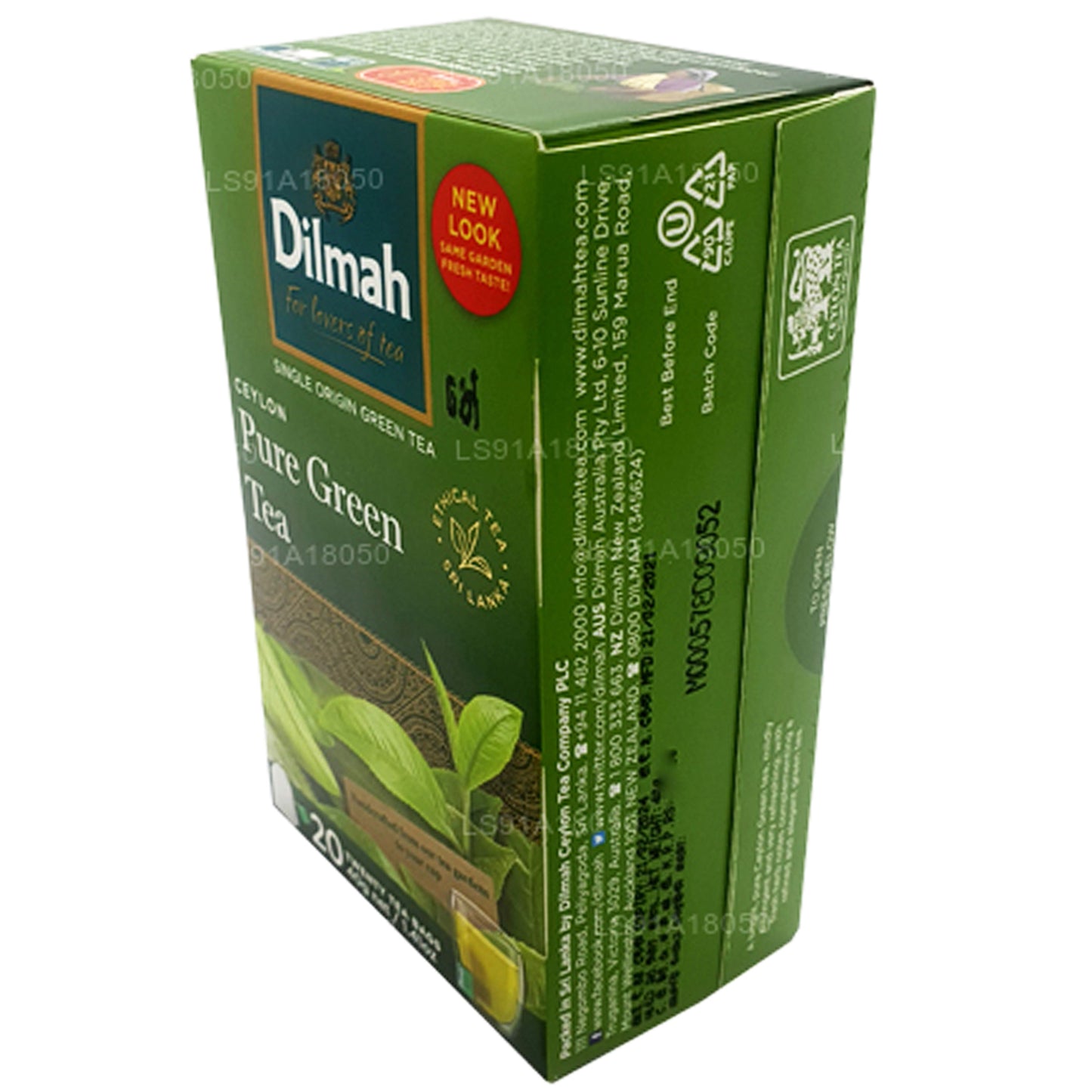 Dilmah 纯锡兰绿茶 (40g) 20 个茶包