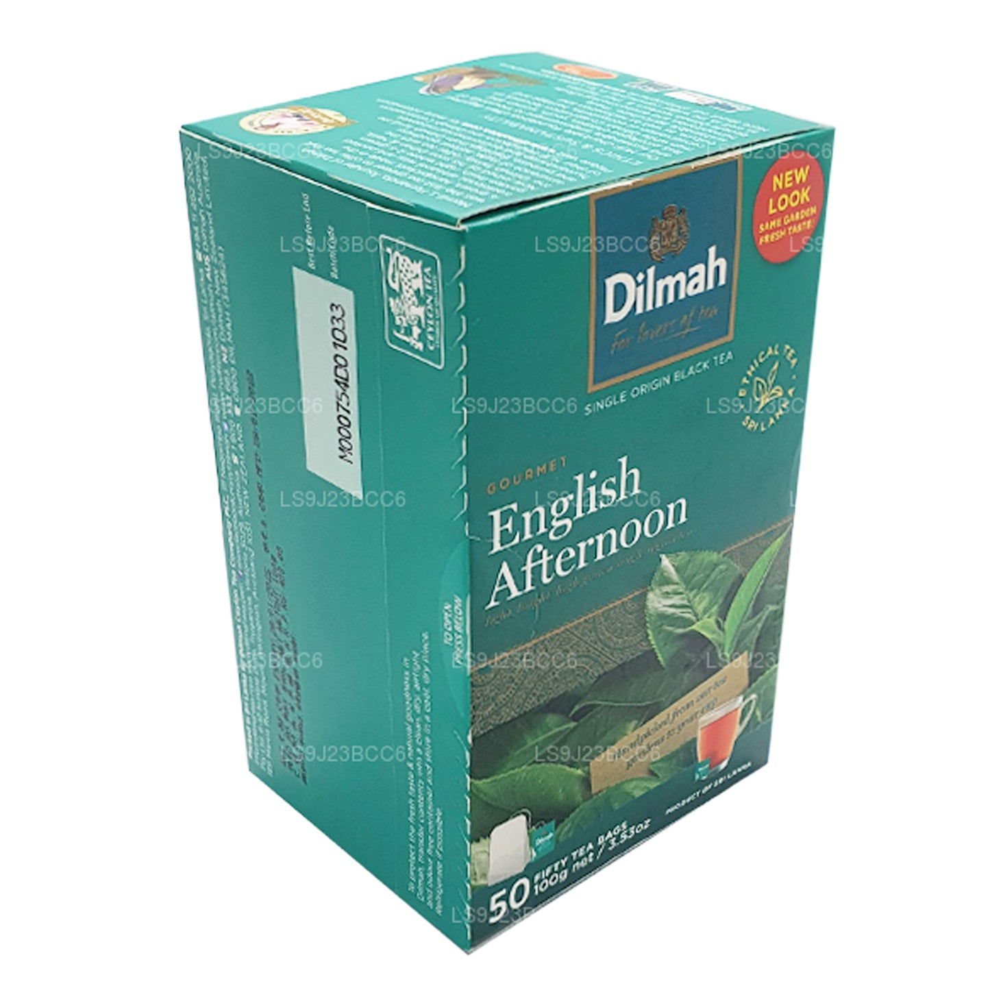 Dilmah 英式下午茶，50 个茶包（100 克）