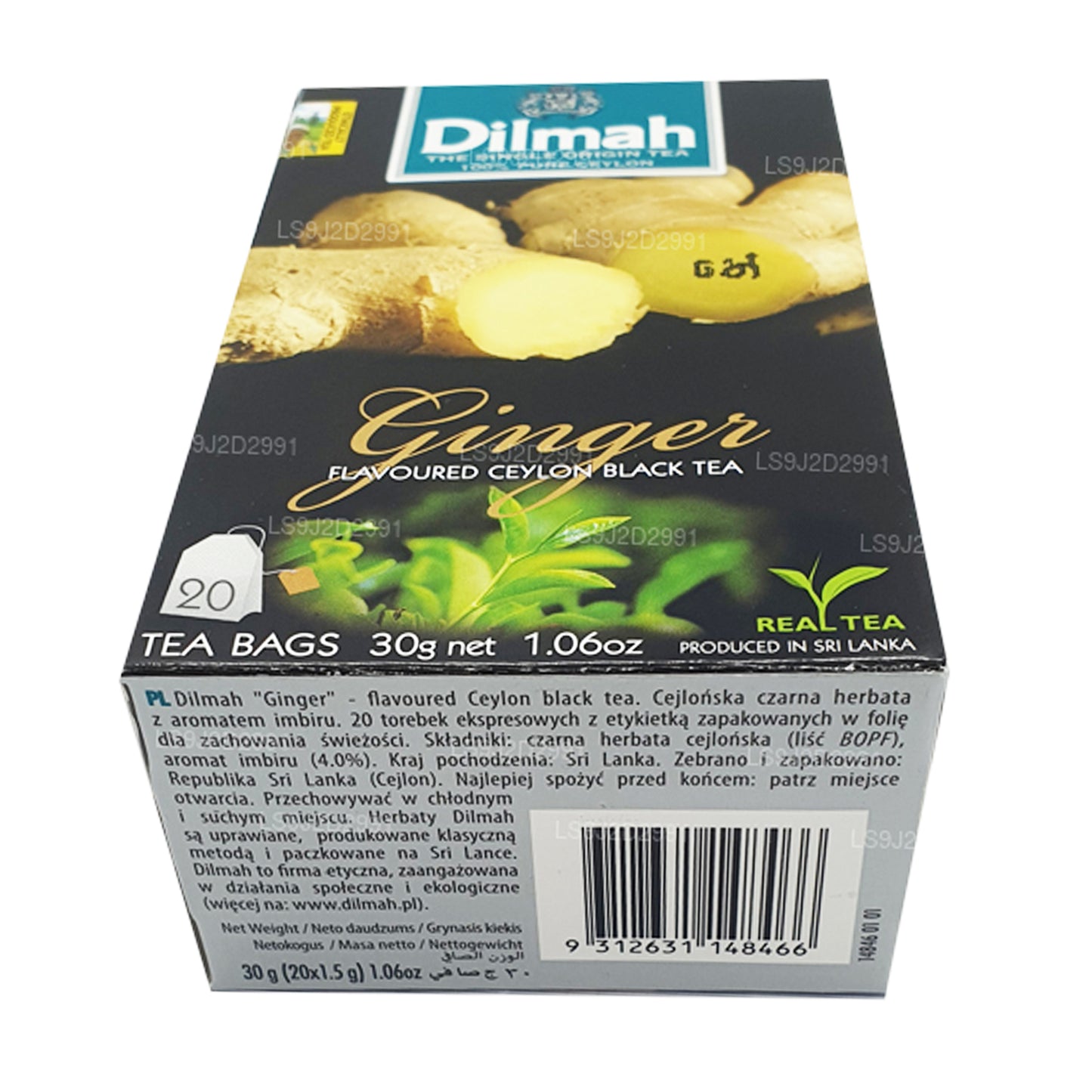 Dilmah 姜味红茶 (30g) 20 茶包