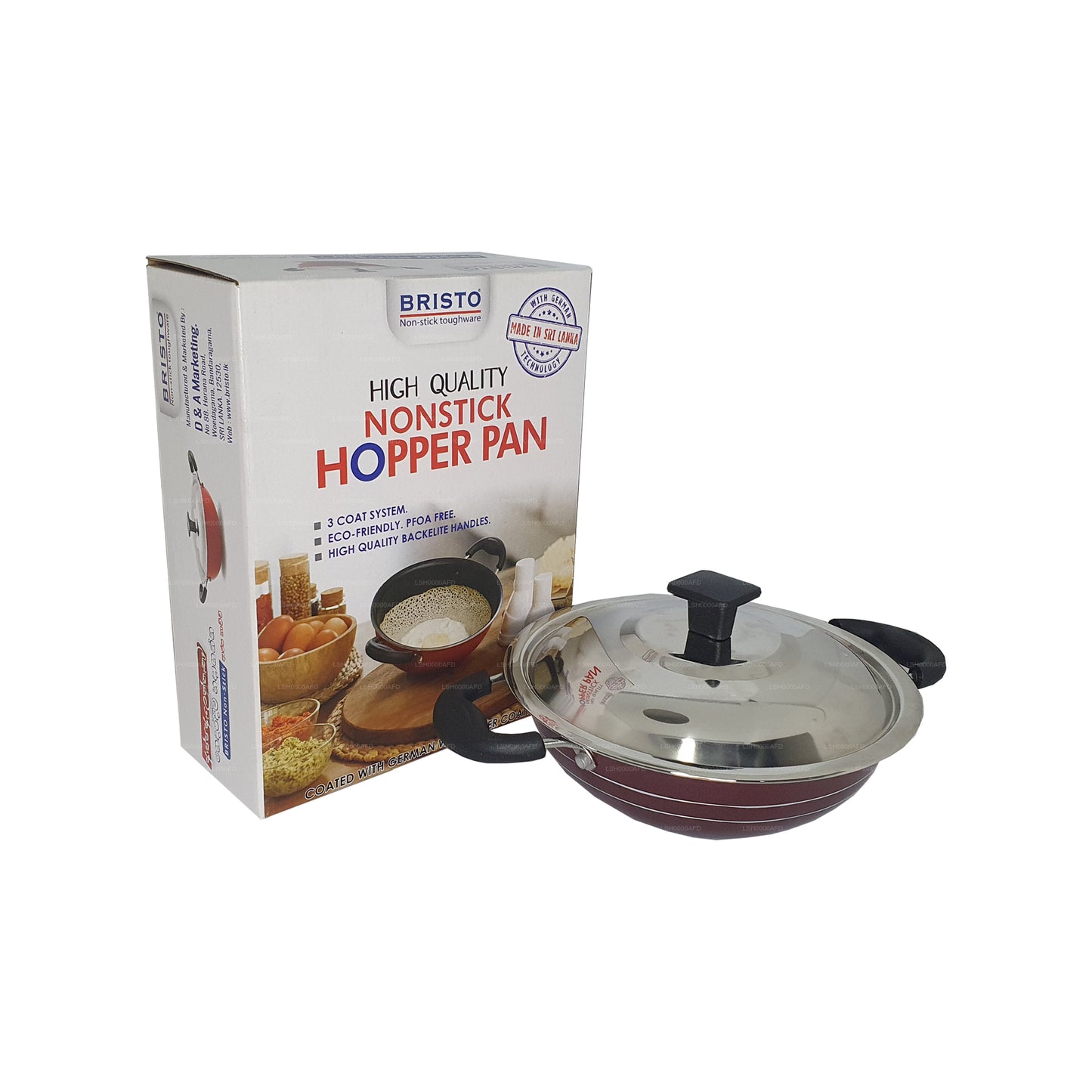 Bristo Nonstick Hopper Pan 18 厘米（7 英寸）