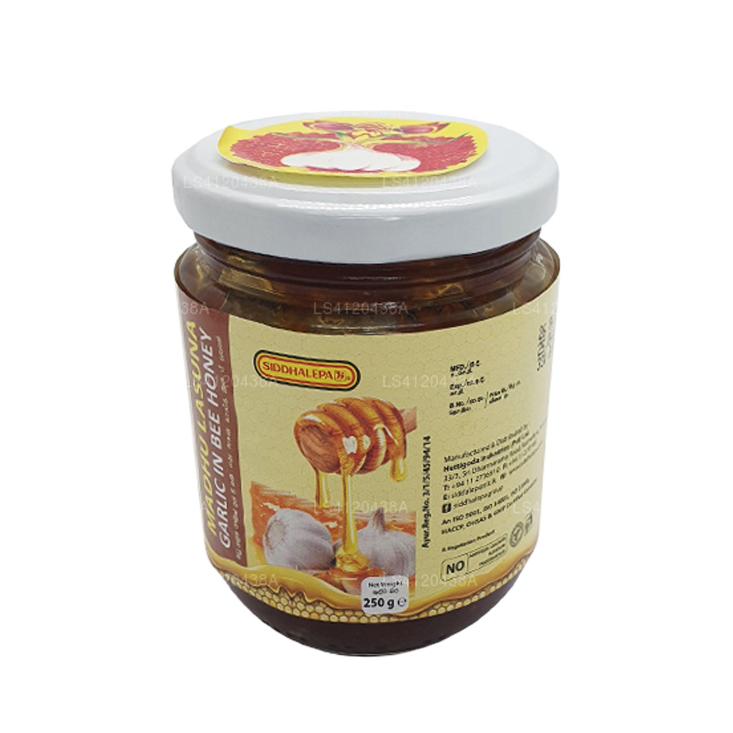 Siddhalepa Madhu Lasuna 蜂蜜中的大蒜 (250 克)