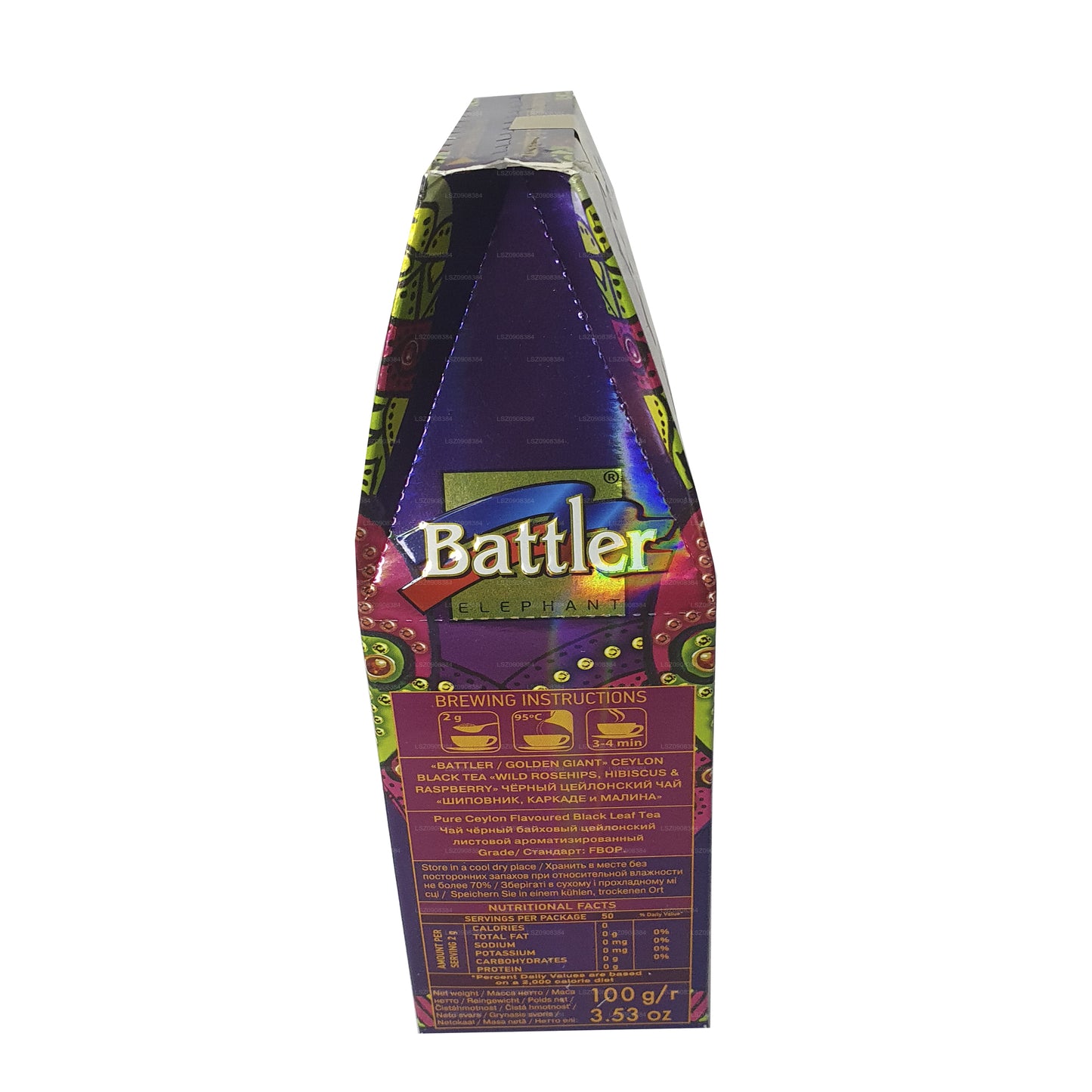 Battler 野玫瑰果芙蓉覆盆子散装茶 (100g) 纸盒